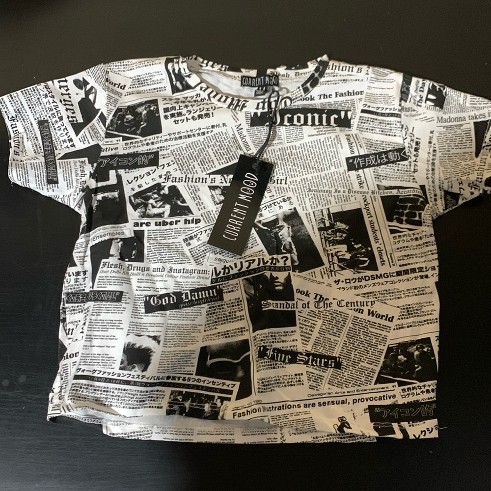 Current mood baby doll tee. Medium